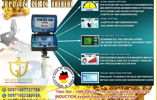 Titan Ger 1000 gold and metal detector