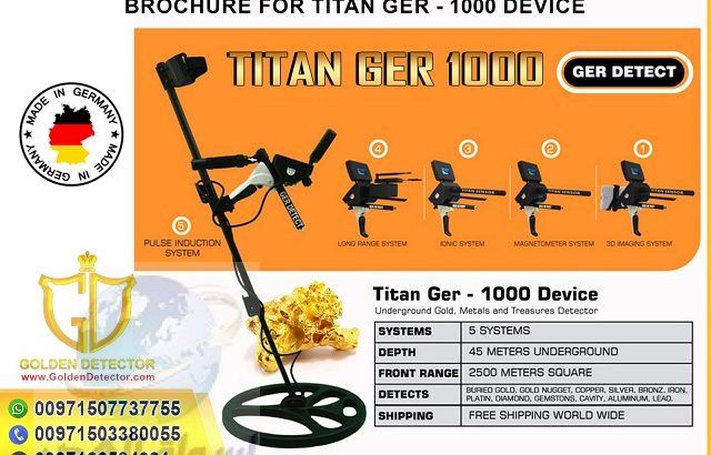 Titan Ger 1000 gold and metal detector