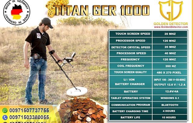 Titan Ger 1000 gold and metal detector