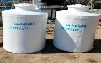 اقوى خزان مياه فى مصر من الاهرام للفيبر جلاس بتدو