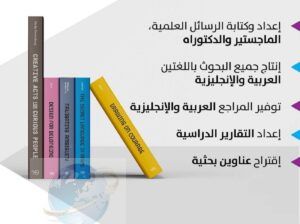 » إعداد وكتابة الرسائل العلمية، الماجستير والدكتور