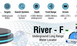 جهاز ريفر إف بلس لكشف المياه الجوفية والآبار الار