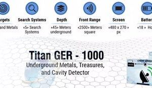 تيتان جير 1000 جهاز متعدد الأنظمة لكشف الذهب