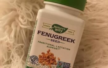 كبسولات الحلبة fenugreek لدعم الرضاعة Nature’s Way