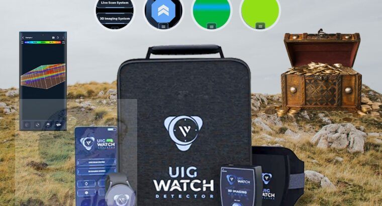جهاز UIG Watch ساعة كشف الذهب والكنوز الدفينة