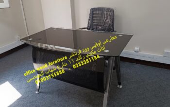 مكاتب زجاج كراسي شبك اثاث مكتبي متنوع اثاث شركات