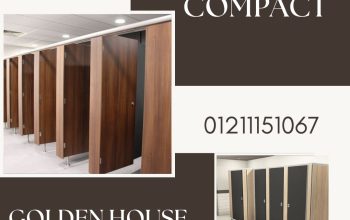 الكومباكت HPL: الحل الأمثل لأبواب الحمامات