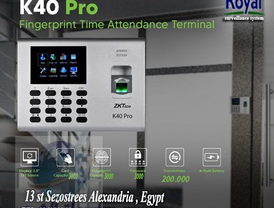 💥 جهاز البصمة ZK-K40 PRO 💥 👈 الحل الأمثل لتنظيم